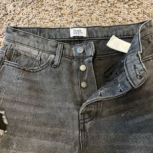 Simple society high wasted dark wash jeans